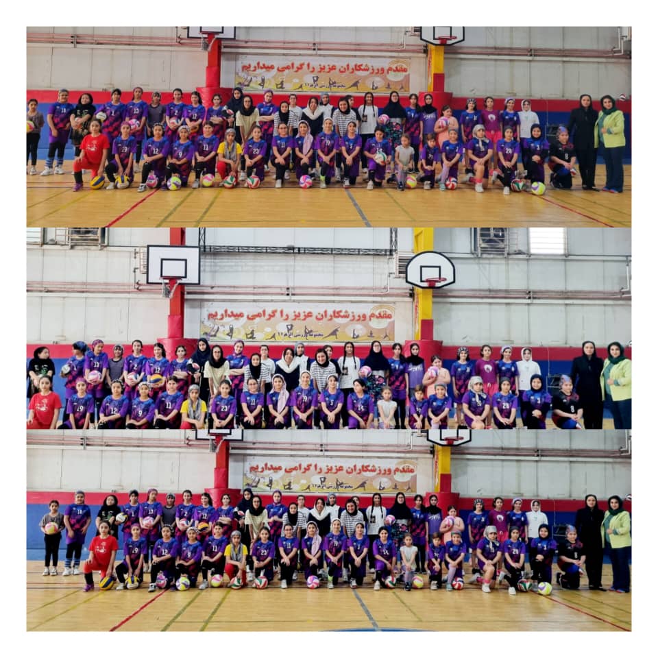 مربی والیبال خانم مستقیمی